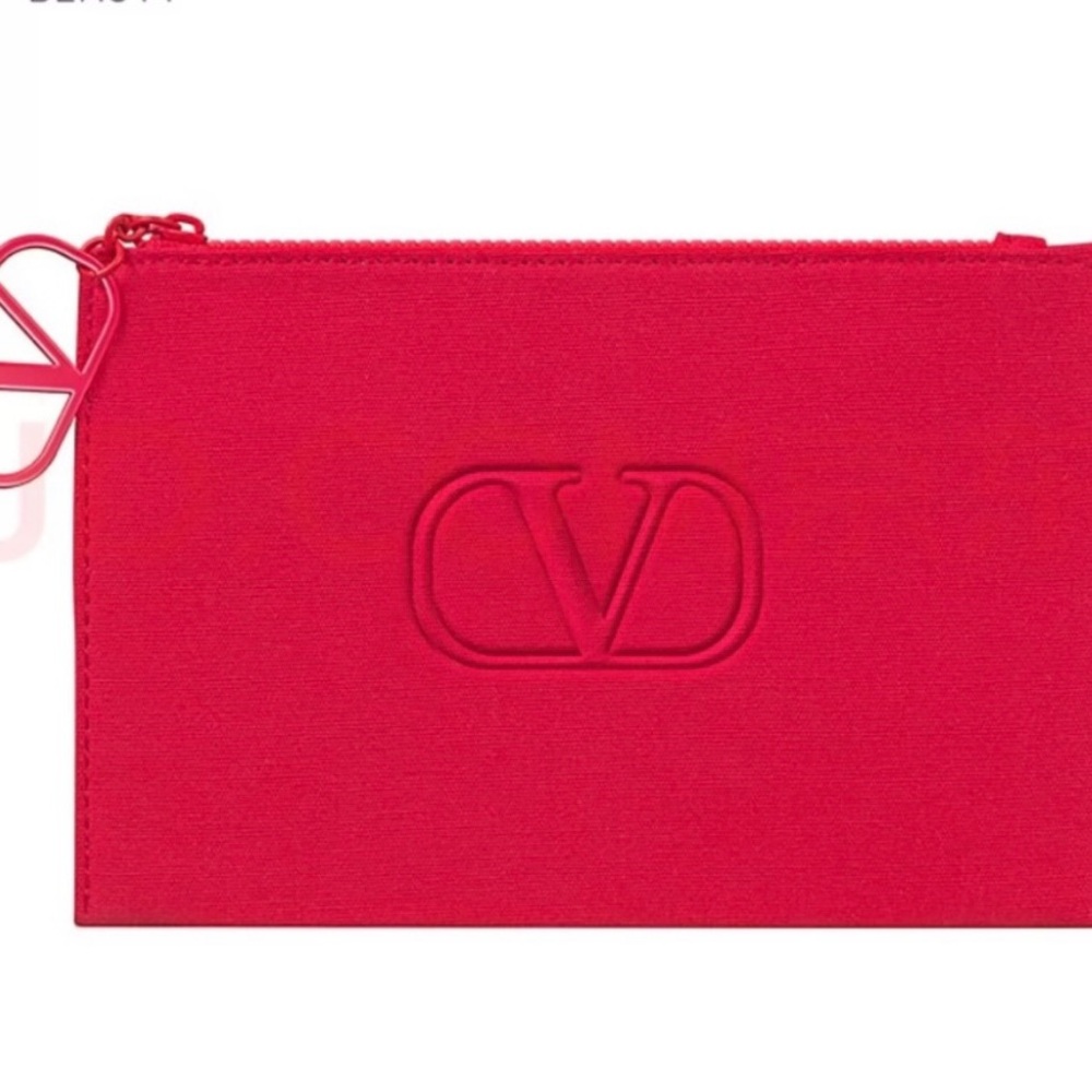 Valentino Vibrant Red Wristlet